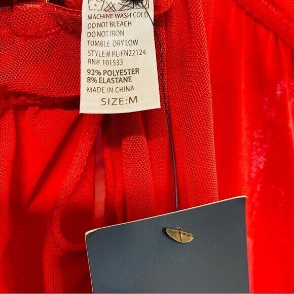 NWT, Fashion Nova Babydoll, Size M, Red -‎ 1 piece* - Picture 3 of 6